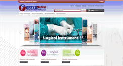 Desktop Screenshot of obexasurgicals.com